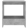 Trendy Concrete Grey Side Table - 50x26x50 cm