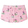 Kids' Light Pink Drawstring Shorts - Comfortable & Stylish