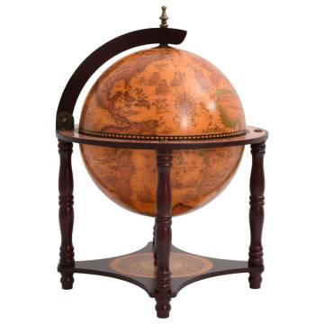 Elegant Globe Bar Wine Stand - Solid Eucalyptus - Hipomarket