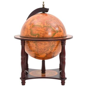 Elegant Globe Bar Wine Stand - Solid Eucalyptus - Hipomarket