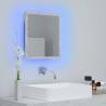 LED Bathroom Mirror Concrete Grey - Stylish & Functional | HipoMarket