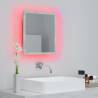 LED Bathroom Mirror Concrete Grey - Stylish & Functional | HipoMarket