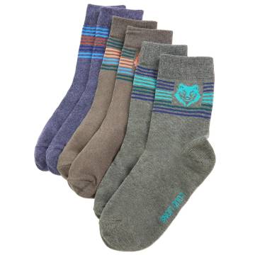 Kids' Socks 5 Pairs EU 23-26 | Hipomarket