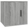 Wall Mounted TV Cabinets - Grey Sonoma | 2 pcs | 40x34.5x40 cm