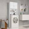 Washing Machine Cabinet White 64x25.5x190 cm Engineered Wood Colour white Number of 1 