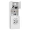 Washing Machine Cabinet White - Stylish Storage Solution