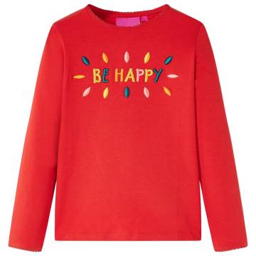 Kids' Red Long Sleeve T-Shirt 116 - Quality & Comfort