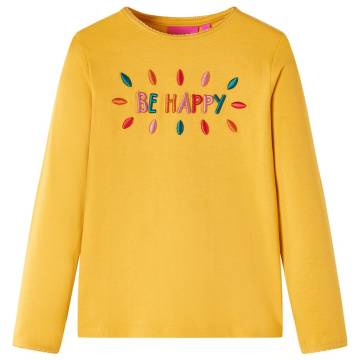 Kids' Long Sleeve T-Shirt - Dark Ochre 140 | HipoMarket