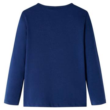 Kids' Long Sleeve T-Shirt Navy Blue - Size 116 | HipoMarket