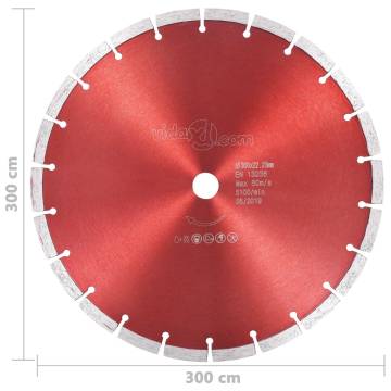 Diamond Cutting Disc Steel 300 mm - High Performance & Durable