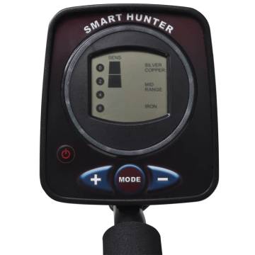 Powerful Metal Detector with LCD Display - 21 cm Search Depth