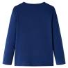 Kids' Long Sleeve T-Shirt - Navy Blue, Size 140 | HipoMarket