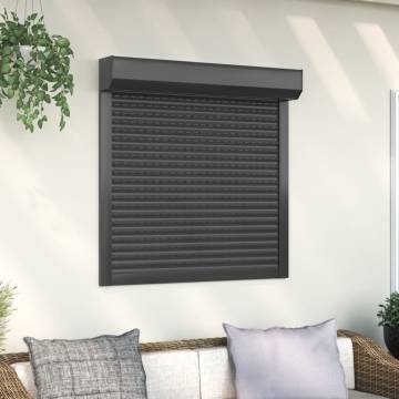 Roller Shutter Aluminium 100x100 cm Anthracite | HipoMarket