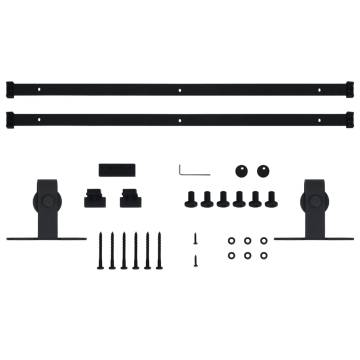 Mini Sliding Cabinet Door Kit - Carbon Steel, 183 cm