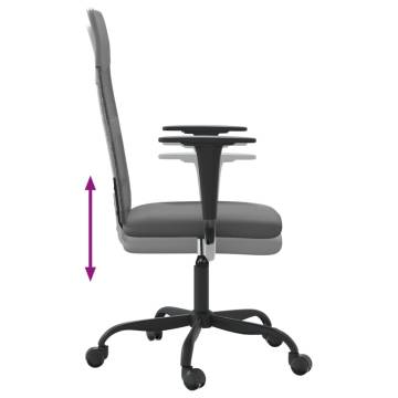 Adjustable Grey Mesh Office Chair - Comfort & Style