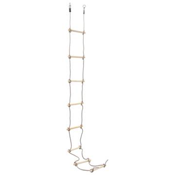 Kids Rope Ladder 290 cm Wood - Safe Climbing Fun!