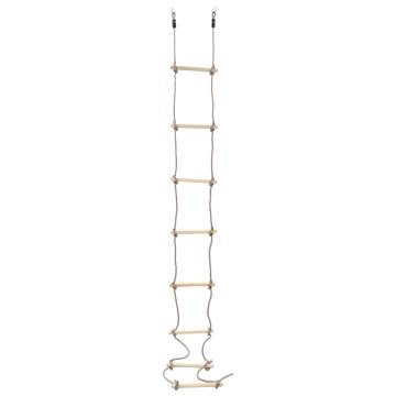 Kids Rope Ladder 290 cm Wood - Safe Climbing Fun!