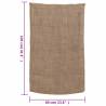 30 Jute Sacks - Eco-Friendly 60x105 cm, 100% Natural Jute