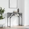 Console Table with Shelf Grey Sonoma 75x30x75cm Engineered Wood Colour grey sonoma Quantity in Package 1 Length 75 cm 