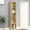 Book Cabinet Sonoma Oak 40x30x189 cm Engineered Wood Colour sonoma oak Size 40 x 30 x 189 cm Quantity in Package 1 