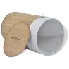 Bamboo Laundry Bin Round - Natural | Hipo Market