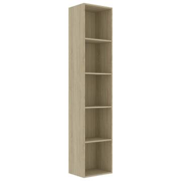 Book Cabinet Sonoma Oak - Modern Design | Hipomarket UK