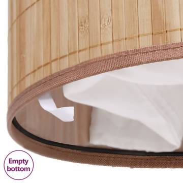 Bamboo Laundry Bin Round - Natural | Hipo Market