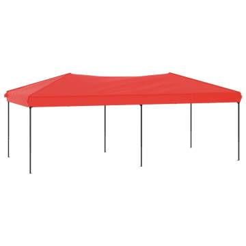 Red Folding Party Tent 3x6m - Perfect for Outdoor Events