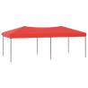 Red Folding Party Tent 3x6m - Perfect for Outdoor Events