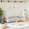 Kids Bed Frame White 80x160 cm Solid Wood Pine Colour white Size 80 x 160 cm 