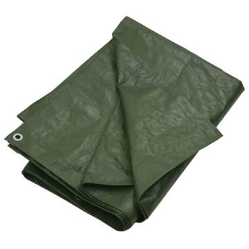 Tarpaulin 180 g/m² 6x8 m Green HDPE - Versatile and Durable