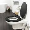 Tiger Soft-Close Toilet Seat Blackwash MDF - Comfort & Quality