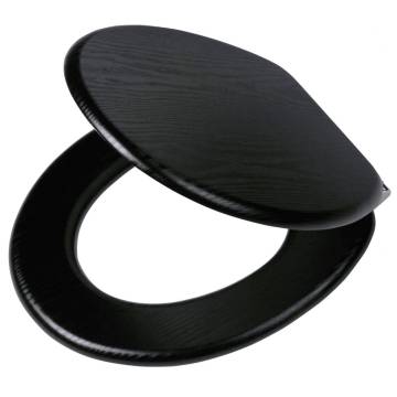 Tiger Soft-Close Toilet Seat Blackwash MDF - Comfort & Quality