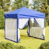 Folding Party Tent with Sidewalls Blue 2x2 m Colour blue Size 2 x 2 m Quantity in Package 1 