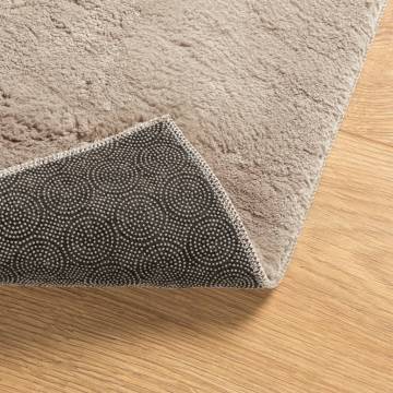 HUARTE Soft Washable Sand Rug 80x250 cm - Cozy & Durable