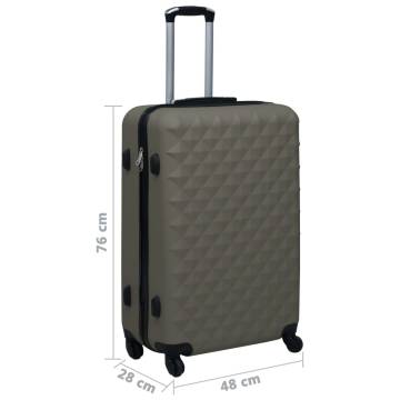 Durable Anthracite Hardcase Trolley | Travel with Style