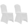 Stretch White Chair Covers (12 pcs) for Every Event