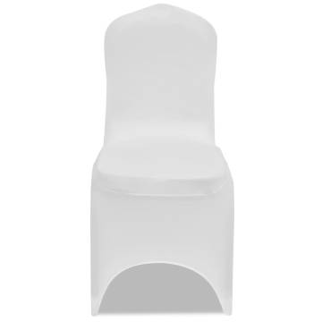 Stretch White Chair Covers (12 pcs) for Every Event