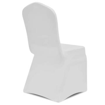 Stretch White Chair Covers (12 pcs) for Every Event