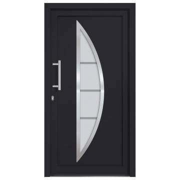 Front Door Anthracite 98x200 cm - Secure & Elegant Design