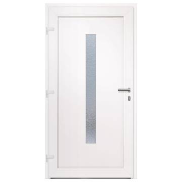 Front Door Anthracite 108x208 cm PVC - Durable & Secure Entryway