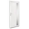 Front Door White 98x208 cm PVC - Durable & Secure Design