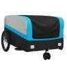 Durable Black and Blue Bike Trailer - 45 kg Capacity