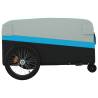 Durable Black and Blue Bike Trailer - 45 kg Capacity