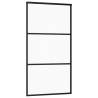 Sliding Door ESG Glass & Aluminium 102x205 cm - Black