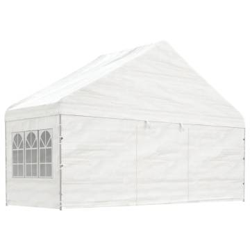 Gazebo with Roof 4.46x5.88m - Durable & Stylish Shelter