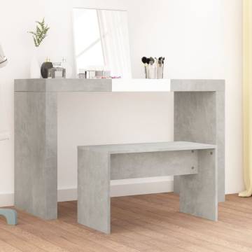 Dressing Stool Concrete Grey - Stylish & Durable | HipoMarket