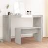 Dressing Stool Concrete Grey 70x35x45 cm Engineered Wood Colour concrete grey 