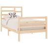 Solid Wood Bed Frame 90X190 cm Single - Modern & Sturdy