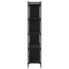 5-Tier Black Bookcase - Stylish & Durable | HipoMarket